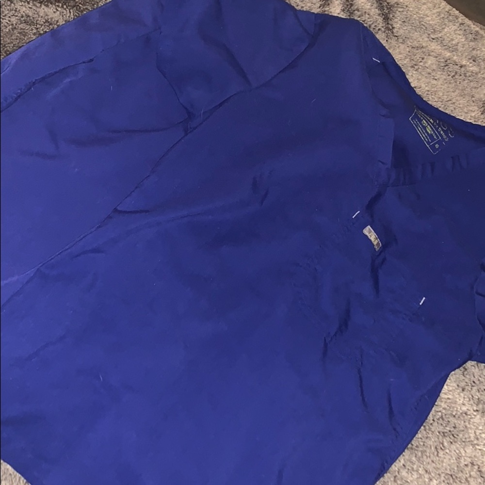 Figs Royal Blue Scrub Set - Size small